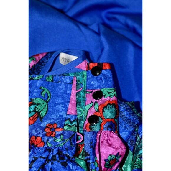 Uni Collection by Anne Crimmins Pattern Silk Dress - Picture 7 of 7